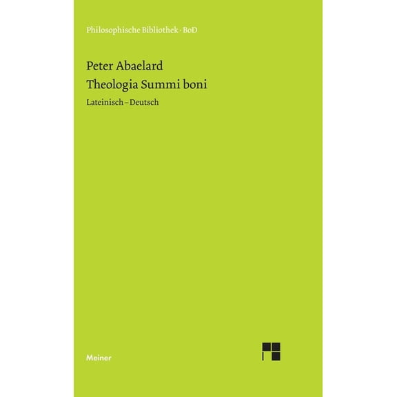 Theologia Summi boni (Hardcover)