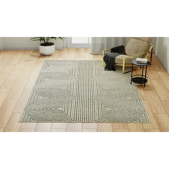 Rugs America Chanai CN60A Contemporary Geometric 9'0" x 12'0" Area Rug