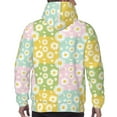 thumbnail image 7 of Honeii Daisies Flowers Pattern Mens Hoodies Men's Loose Sleeve Sweatshirt,Pullover Hooded Sweatshirt for Men,Essentials Hoodie-Medium, 7 of 7