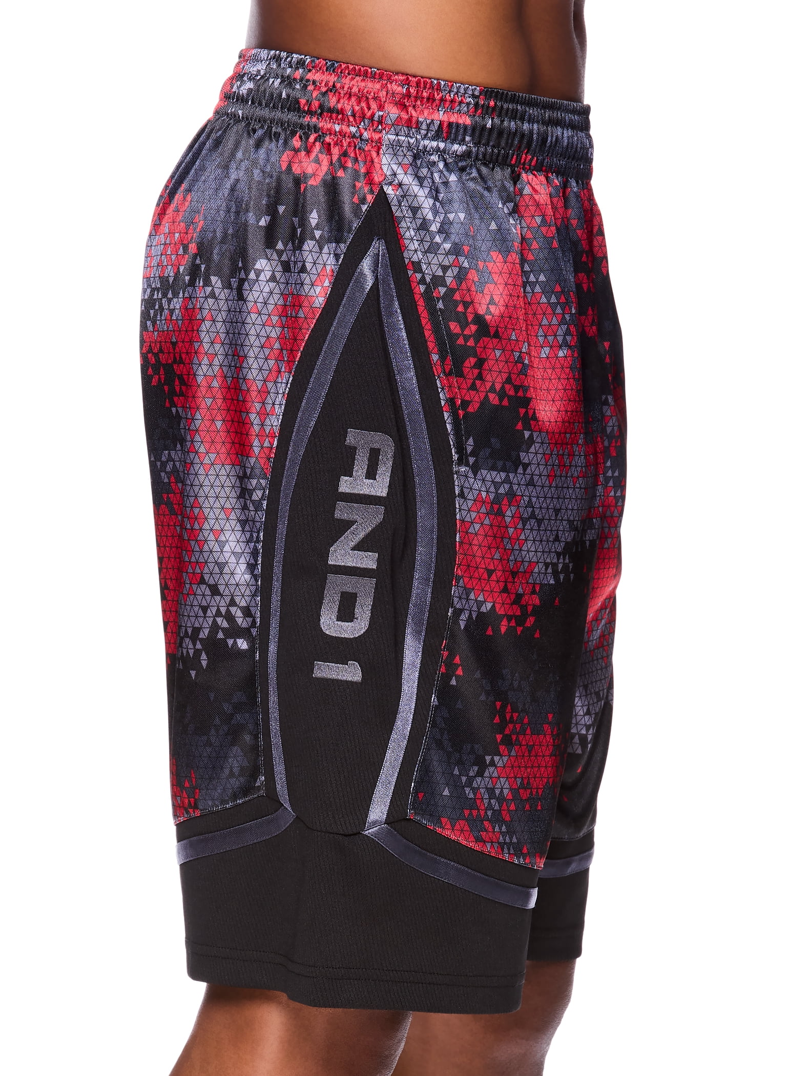 AND1 Men's and Big Men's Active Core 11" Home Court Basketball Shorts