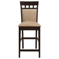 thumbnail image 4 of Bowery Hill Upholstered Microfiber Counter Height Stools in Tan (Set of 2), 4 of 9