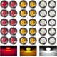 thumbnail image 1 of 30 luces LED redondas de 3/4" para luces de gálibo delanteras y traseras, 12 V, impermeables, para camiones, remolques, coches y autocaravanas., 1 of 5