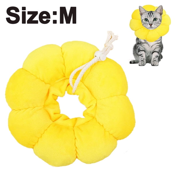 Collar de cono para perro, Collar electrónico para mascotas, Collar Elizabeth, cono de recuperación para mascotas para gatos y perros pequeños, bordes suaves transpirables y fácil de limpiar Ormromra 220305-3
