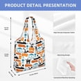 thumbnail image 3 of Vsdgher Industrial Transportations Print canvas Tote Bag, Lightweight Cloth Bags, Suitable for shopping, groceries, travel, 3 of 4
