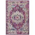 thumbnail image 2 of SAFAVIEH Evoke Westley Bordered Area Rug, Fuchsia/Ivory, 6'7" x 9', 2 of 9