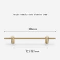 thumbnail image 2 of Gamvdout Golden Cabinet Pulls Kitchen Cabinet Extended Wardrobe Handle Brushed Brass Knobs for Chest of Drawers Kitchen Door Knobs Hardware Parts, 2 of 9