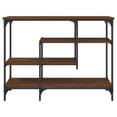 thumbnail image 2 of vidaXL Table Console avec Étagères Chêne Brun 100x35x75 cm, 2 of 5