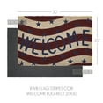 thumbnail image 2 of VHC Brands RWB Flag Stripes Coir Welcome Rug Rect 20x30, 2 of 5