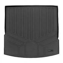 SMARTLINER Custom Cargo Liner Behind 2nd Row Floor Mat Black Compatible With 2020-21 Volkswagen Atlas Cross Sport 5 Passenger Models Only