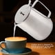 thumbnail image 4 of Taza De Café De Acero Inoxidable, Jarra Para Espuma De Leche, Jarra Con Tapa Para Arte De Café Con Leche Jarra Acero Inoxidable Leche, 4 of 8