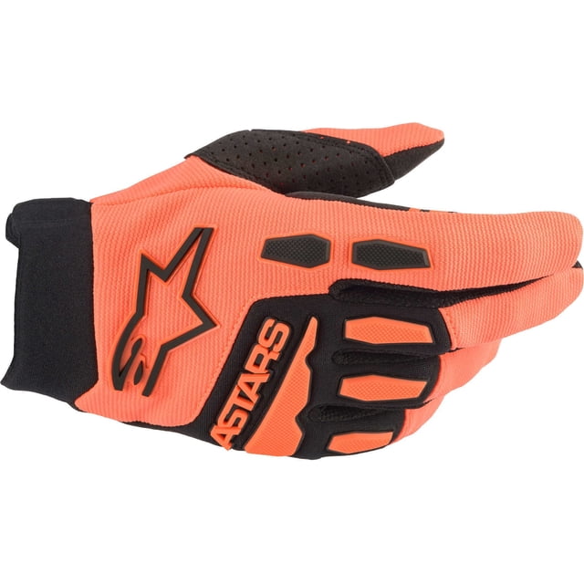 Guantes Alpinestars Full Bore de gamuza sintética naranja/negro