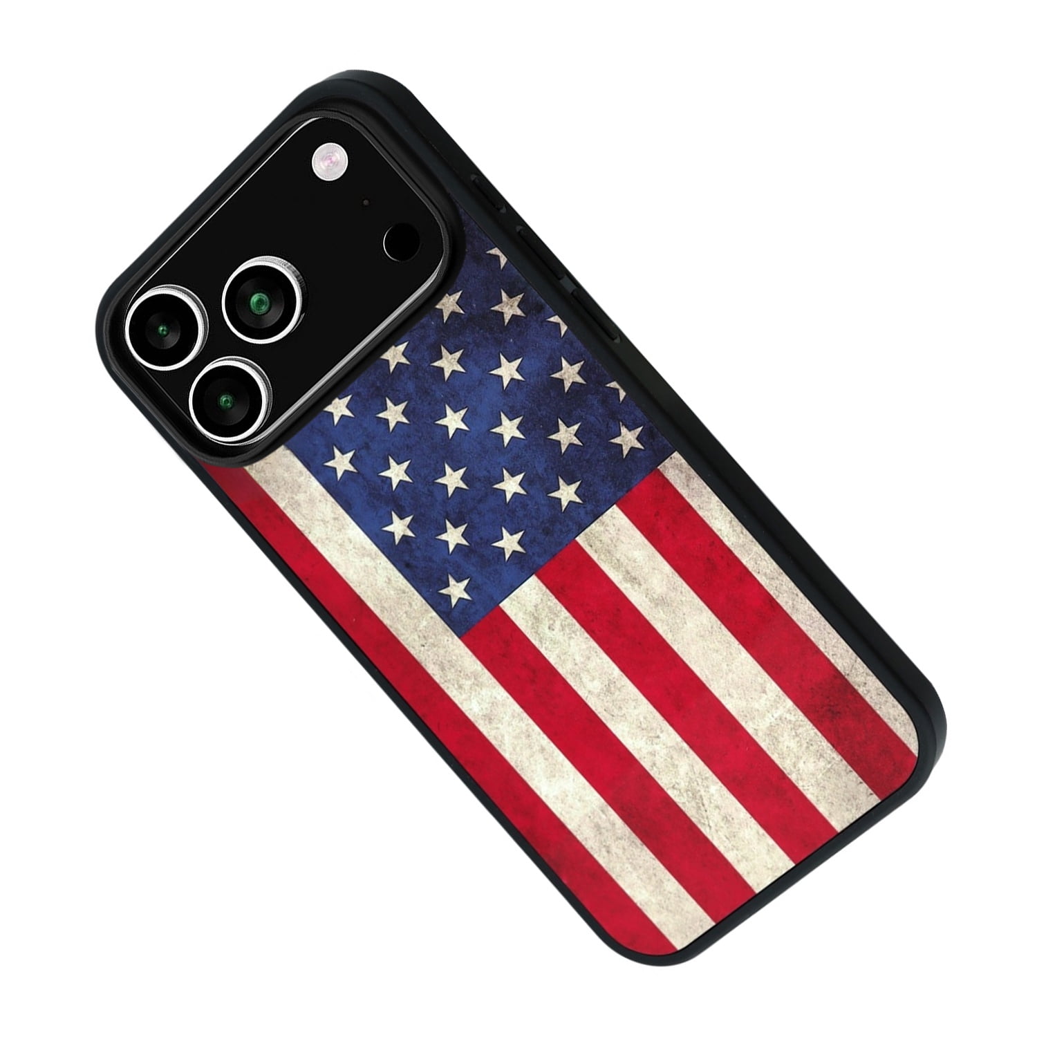 High Quality Aluminum Back Printing Case for iPhone 17 Pro - USA Flag 2