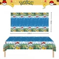 thumbnail image 4 of Mantel de Pokémon para decoración de fiesta de cumpleaños, mantel desechable de Pikachu, cubierta de mesa para Baby Shower, regalo de juguete para niños, suministros para fiestas, 4 of 6
