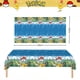 thumbnail image 4 of Mantel de Pokémon para decoración de fiesta de cumpleaños, mantel desechable de Pikachu, cubierta de mesa para Baby Shower, regalo de juguete para niños, suministros para fiestas, 4 of 6
