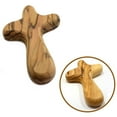 thumbnail image 2 of TINYSOME Wood Handheld Comfort for Cross Clinging for Palm for Cross Handheld Prayer for Cross for Clutching Clinging Praying Com, 2 of 6