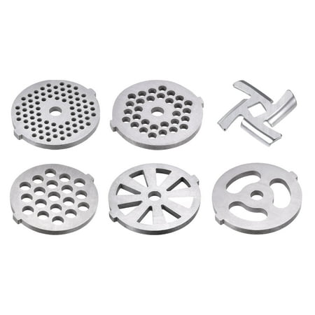 Uxcell Meat Grinder Blade 47mm and Plate 3mm 5mm 7mm for Grinders 1 Set