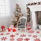 thumbnail image 5 of Calcomanías navideñas para piso, 14 unidades, grandes, con menta, para pared, decoración de fiesta navideña de Candyland, 5 of 5