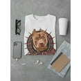 thumbnail image 3 of Pit Brown Dog T-Shirt Men -Image by Shutterstock, Male Medium, 3 of 4