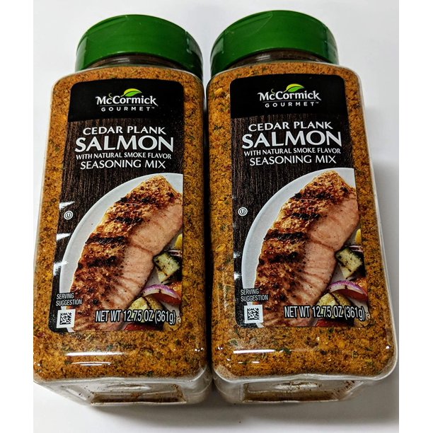 Mccormick Gourmet Cedar Plank Salmon Seafood Seasoning 12 75 Ounce