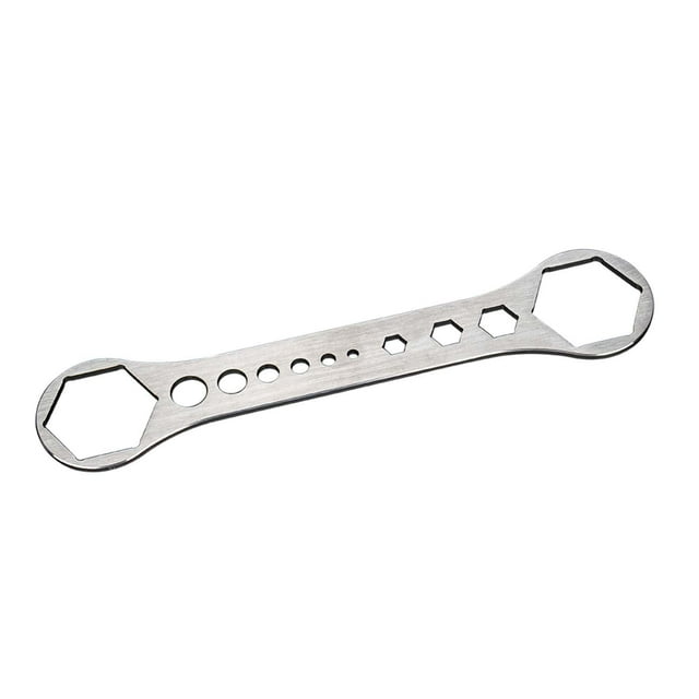 Almencla Fork Cap Wrench Front Fork Repair Tool for Maintenance Repairing 27mm 28mm