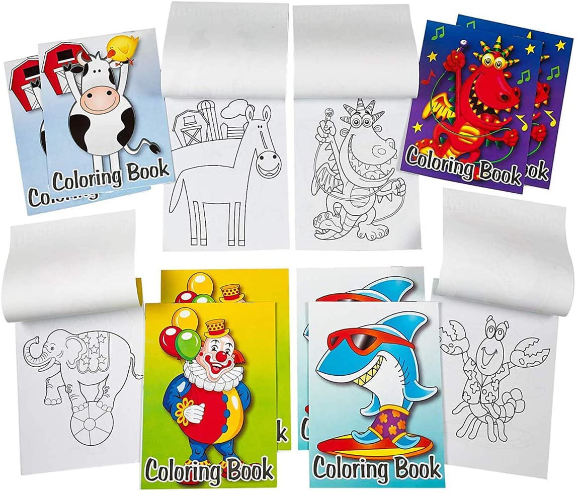 Coloring Books for Kids Ages 3-5: 6x9 Small Coloring Book for