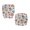 Cute Watercolor Mushroom Art, variant on CHAQLIN Floral Embroidery Print 2Pcs Office Chair Slipcover for Armchair Soft Fit Stretchable Rotating Chair Protectors Polyester Fabric Swivel Computer Chair Cover
