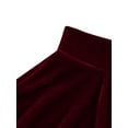 thumbnail image 6 of Kiapeise Baby Girl Half Dress, High-Waist Skirt, Velvet Solid Color Pleated Princess Fall Warm Skirt, 6 of 6