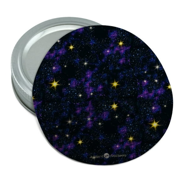 Stars Shine Space Galaxies Pattern Round Rubber Non-Slip Jar Gripper Lid Opener