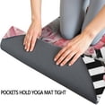 thumbnail image 3 of Pioneer Flower Floral Print Pattern Hot Yoga Mat Towel Non Slip for Hot Yoga - Quick-Drying Yoga Mat Cover with 4 Corner Pockets with Travel Bag - Hot Yoga Towel Non Slip 74"x26", 3 of 6