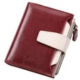 thumbnail image 5 of (2 pack) FALAN MULE Small Wallet for Women Genuine Leather Bifold Purse RFID Blocking Card Holder, 5 of 9