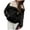 Black, variant on Women Faux Leather Jacket Zip Up Fashion Sherpa Lined Aviator Coat Winter Warm Short Biker Moto Outerwear