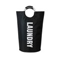 thumbnail image 1 of 72*38cm laundry basket (black), foldable laundry bag, large folding laundry basket, 1 of 4