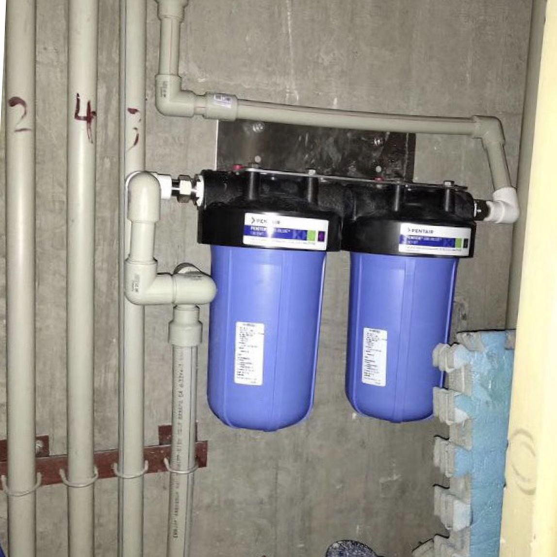 10" Big Blue Water Filter Housing for Whole House | 1" NPT with Pressure Release