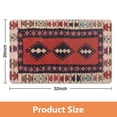 thumbnail image 4 of Add Charm with Boho Bathroom Rugs: Non-Slip, Ultra-Soft Aztec Bath Mat, Western Geometric Design, High Absorbency - Perfect for Your Modern Bathroom Décor, 20x32 Inch, 4 of 5