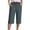 Bronze, variant on Summer Linen Capris for Women Lightweight Muslin Trousers with Pockets Causal Loose Elastic Pants Sport Leisure Beach Pants