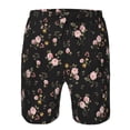 thumbnail image 4 of Naloa Flowers Men's Beach Shorts, Surfing shorts, Swim trunks, Quick Dry Swim Trunks for Surfing Beach Fun - 3X-Large, 4 of 9