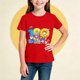 thumbnail image 4 of Blusas y camisas de manga corta con cuello redondo, moda de verano y primavera, para niños, cuello redondo, manga corta, temporada escolar, camiseta estampada, blusa de poliéster para niños, 4 of 5