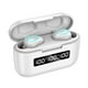 thumbnail image 2 of 4pcs Auriculares inalámbricos Bluetooth 5.1 Auriculares con pantalla LED Auriculares portátiles impermeables, Blanco Inevent EL000249-02B, 2 of 7