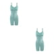 thumbnail image 3 of Vogacara Body Body Ropa interior Corsés de control Levantador de glúteos Moldeadores de compresión Más delgado Vientre Vaina Posparto Sin Verde 2piezas, 3 of 6