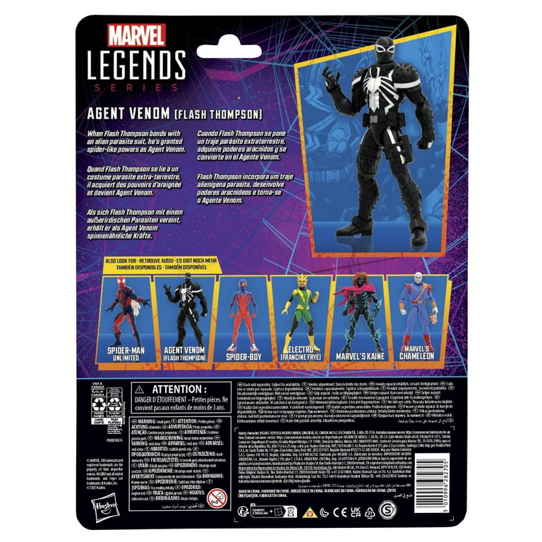Marvel Legends Series Agent Venom (Flash Thompson), Retro
