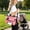 Pink, variant on Universal Stroller Organizer, Stroller Caddy with Detachable Strap& Heightened Insulated Cup Holders & Non-slip Secure Hooks Accessories, Fits Most Strollers, 3 Ways to Carry