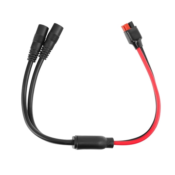 Adapter Compatible with Anderson to DC 8mm Cable 1 to 2 High Power Port Compatible with GZ Powerpole