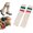 1pair, Cream White, variant on Womens Warm Leg Warmers Cute Calf Wool Cotton Striped Oversleeve Soft Knitted Leggings Casual Athlete Pilates