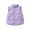 Light Purple, variant on YTDSCS Toddler Girls Zip up Puffer down Vest Fall Winter Warm Waistcoat 3-9 Years Girls Solid Color Lace Sleeveless Jacket for Kids