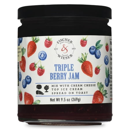 Fischer & Wieser Triple Berry Jam, 9.5 oz