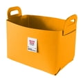 thumbnail image 2 of sunsanly Felt Storage Basket with Handles Foldable Fabric Storage Bin Eco-Friendly Collapsible Organizer Bin for Toys Clothes Blankets Home Laundry, 2 of 8