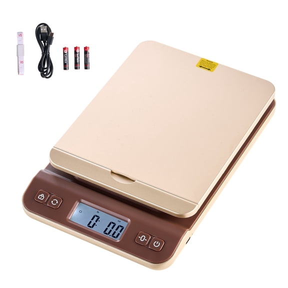 GETHFS Digital Shipping Scale 88 lbs – 0.1 oz Precision Postal Scale with Tare & Hold Function, Foldable Cover, Multiple Units for Home, Warehouse & Small Business Use