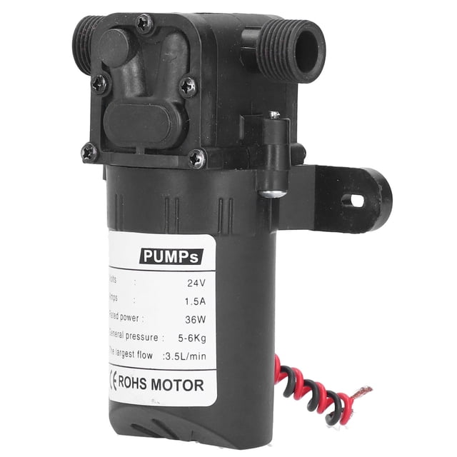 Self Priming Water Pump,1/2inch Interface Pump DC24V Diaphragm Pump D V Pump Built for the Future