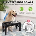 thumbnail image 4 of Cuencos elevados para perros Heeyoo, 5 alturas ajustables, 4 of 7
