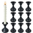 thumbnail image 1 of Candelabro de temporada rosa de alta resistencia, a prueba de óxido, estilo simple, base estable, apariencia retro, soporte de exhibición de velas de hierro decorativo, adorno para mesa de comedor,, 1 of 8